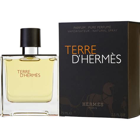 terre de hermes 2.5|Hermes Terre D' Hermes By Hermes For Men. Parfum Spray 2.5 .